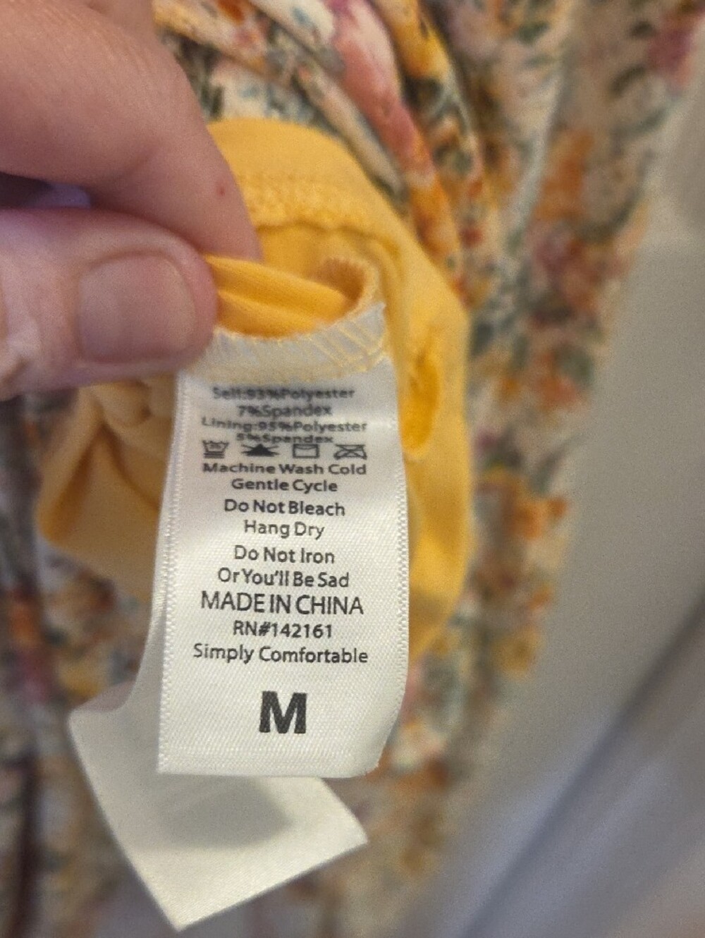 LuLaRoe Floral Tiered Maxi Skirt - Yellow, Pink, Green With Slip Underneath - Picture 3 of 5